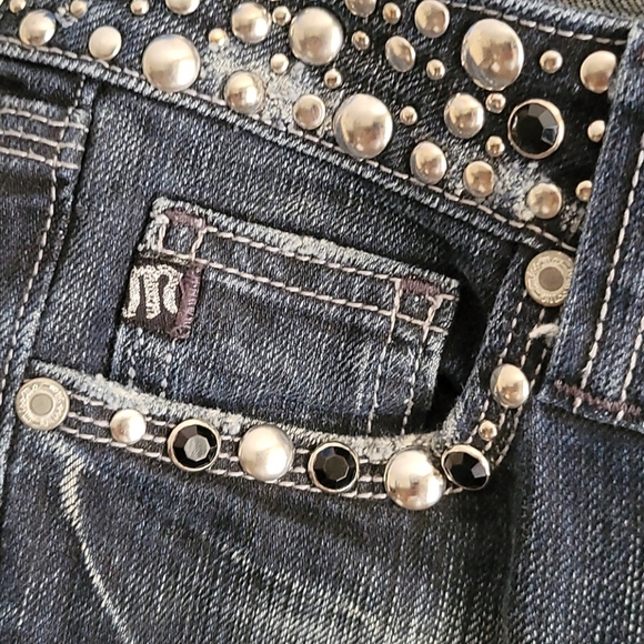 Miss Me Flared Jeans Size 26 33" - Picture 3 of 6